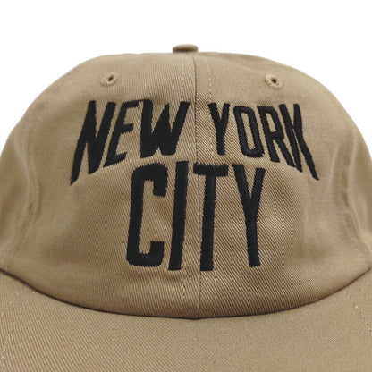 COOPERSTOWN BALL CAP / NEWYORK CITY /  KHAKI / SPECIAL ORDER COLOR / MADE IN USA