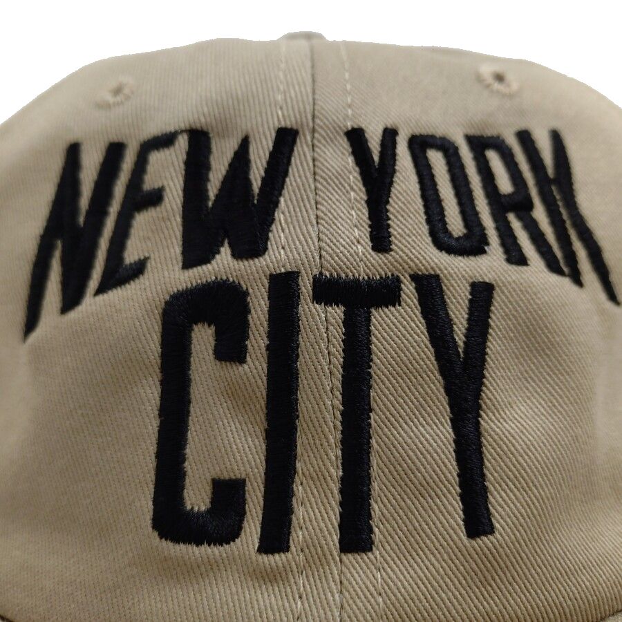 COOPERSTOWN BALL CAP / NEWYORK CITY /  KHAKI / SPECIAL ORDER COLOR / MADE IN USA