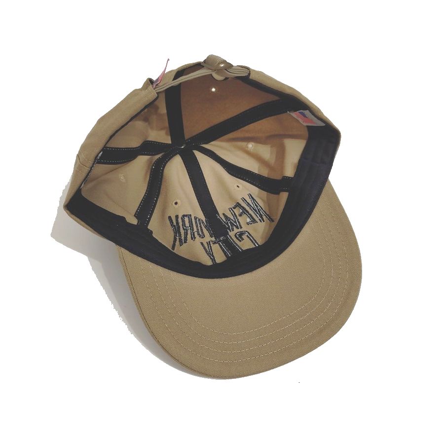 COOPERSTOWN BALL CAP / NEWYORK CITY /  KHAKI / SPECIAL ORDER COLOR / MADE IN USA