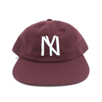 COOPERSTOWN BALL CAP / 1935 NEWYORK BLACK YANKEES / WOOLSAGE / MAROON / MADE IN USA