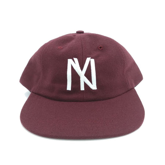 COOPERSTOWN BALL CAP / 1935 NEWYORK BLACK YANKEES / WOOLSAGE / MAROON / MADE IN USA