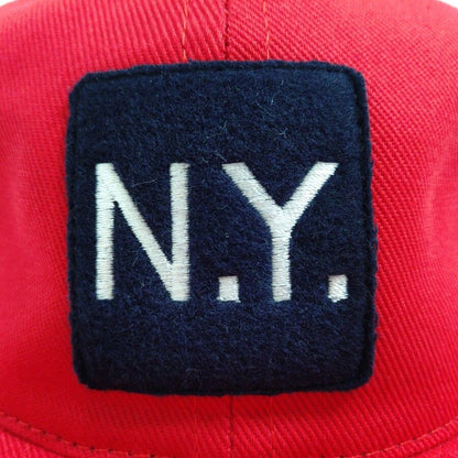 COOPERSTOWN BALL CAP / MOTIF-NEWYORK (N.Y.) / SPECIAL ORDER MODEL / BRUSHED COTTON TWILL / SOFT VISOR / 2PATCH  COLOR / MADE IN USA