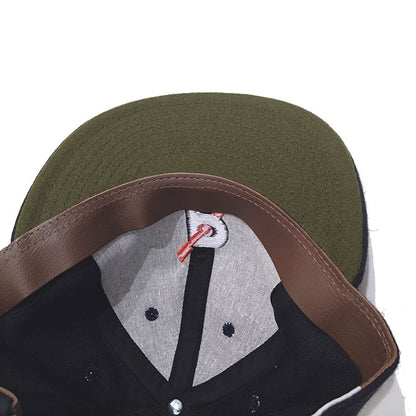 COOPERSTOWN BALL CAP / 1935 PANAMA FLASH / NAVY / WOOL FLANNEL / LEATHER STRAP / MADE IN USA