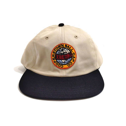 COOPERSTOWN BALL CAP / COOPERS LOGO PATCH / STONE×NAVY / SPECIAL ORDER COLOR / MADE IN USA