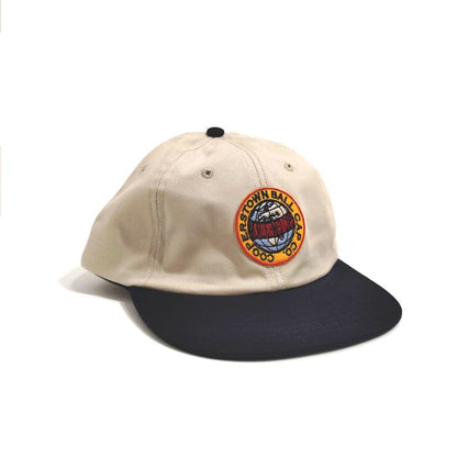 COOPERSTOWN BALL CAP / COOPERS LOGO PATCH / STONE×NAVY / SPECIAL ORDER COLOR / MADE IN USA
