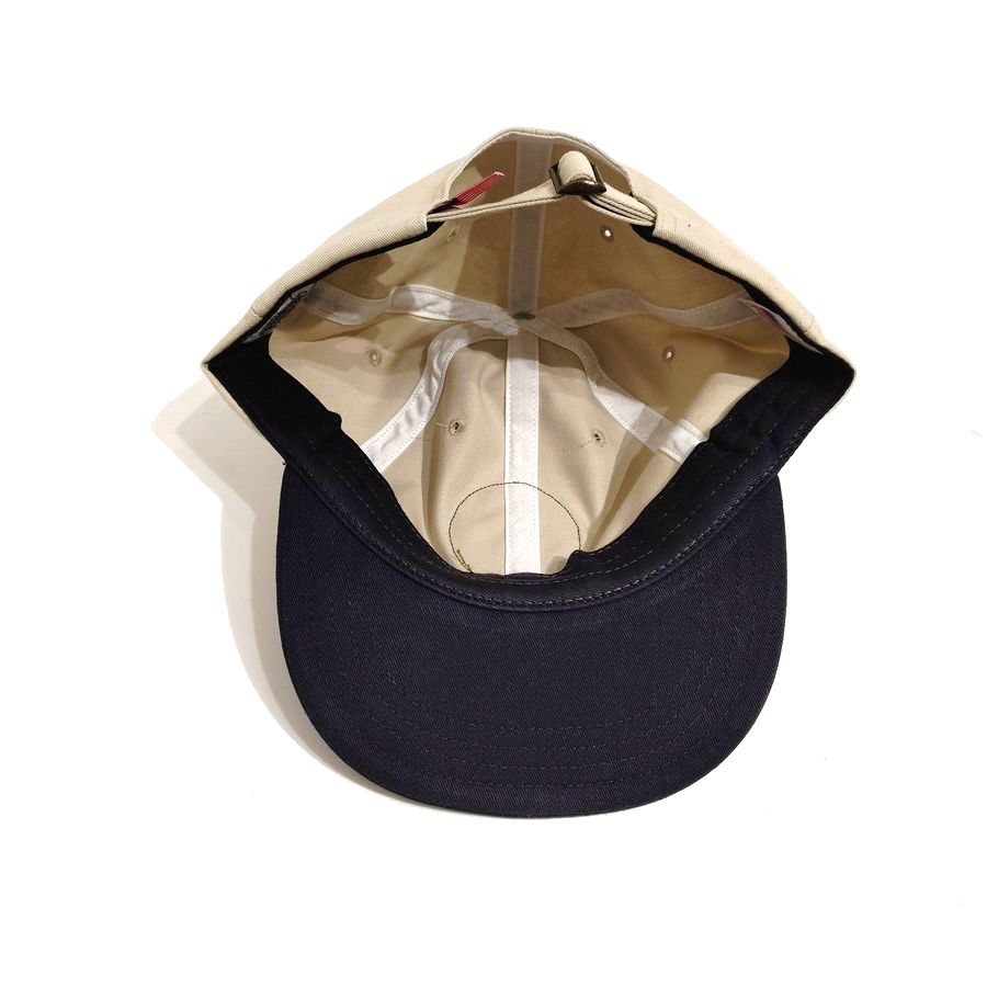 COOPERSTOWN BALL CAP / COOPERS LOGO PATCH / STONE×NAVY / SPECIAL ORDER COLOR / MADE IN USA