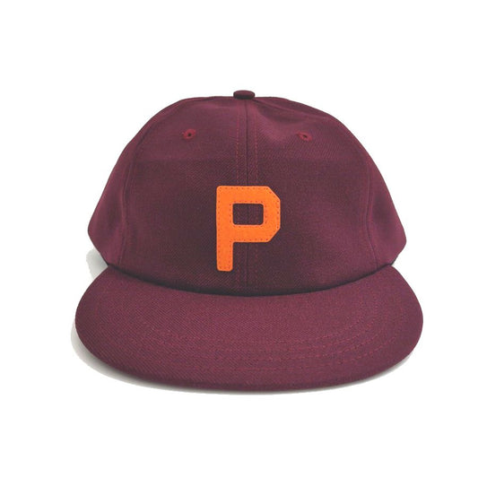 COOPERSTOWN BALL CAP / 1947 PORTLAND BEAVERS  / WOOL SAGE / MAROON / SNAP / EXCLUSIVE / MADE IN USA