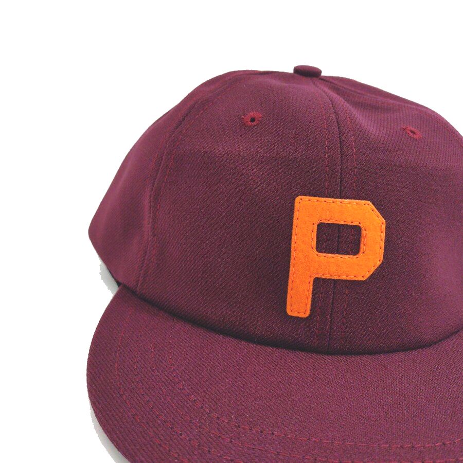 COOPERSTOWN BALL CAP / 1947 PORTLAND BEAVERS  / WOOL SAGE / MAROON / SNAP / EXCLUSIVE / MADE IN USA