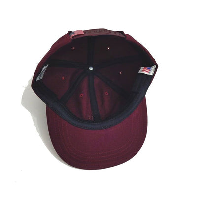 COOPERSTOWN BALL CAP / 1947 PORTLAND BEAVERS  / WOOL SAGE / MAROON / SNAP / EXCLUSIVE / MADE IN USA