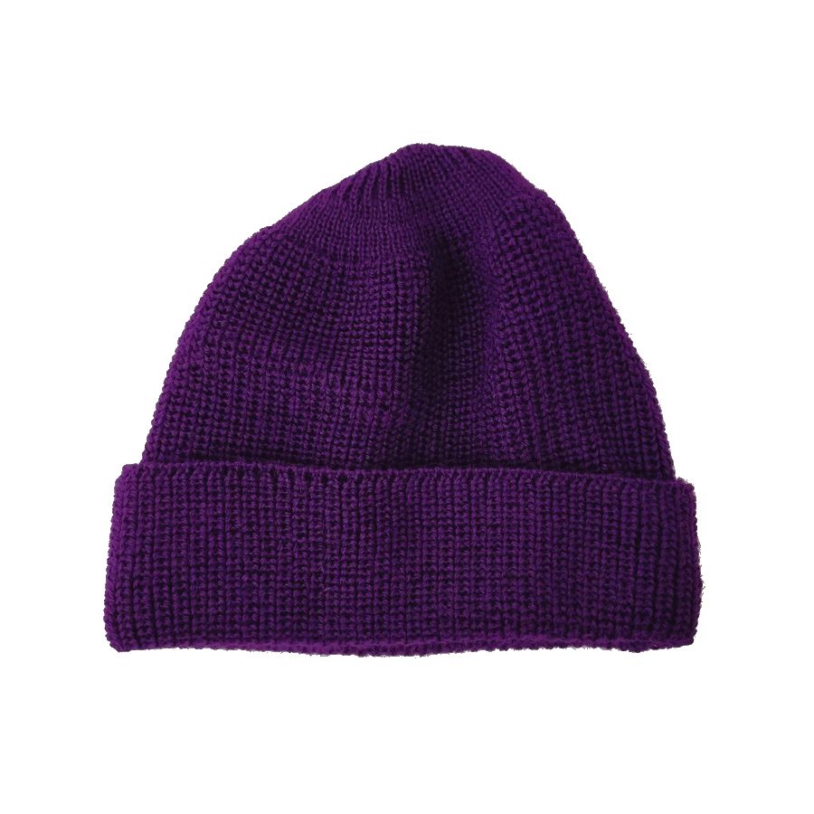 modAS / KNIT CAP / BORKUM / PURPLE / VIRGIN WOOL / MADE IN GERMANY