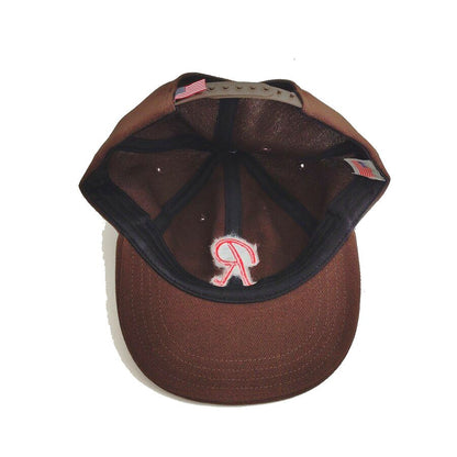 COOPERSTOWN BALL CAP / 1957 SEATLE RAINIERS / WOOL SAGE / BROWN , MAROON  / SNAP / EXCLUSIVE / MADE IN USA