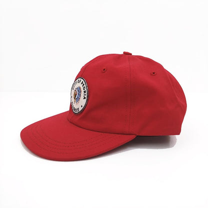 COOPERSTOWN BALL CAP / 1948 ROCK FORD PEACHES / RED / MADE IN USA