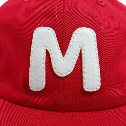 COOPERSTOWN BALL CAP / 1946 MEMPHIS RED SOX / RED / FELT / B-Grade / MADE IN USA
