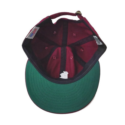 COOPERSTOWN BALL CAP / 1921 ARKANSAS TRAVELLERS / BRUSHED COTTON TWILL / SOFT VISOR / D-RING / MAROON / CHAIN STITCH / MADE IN USA
