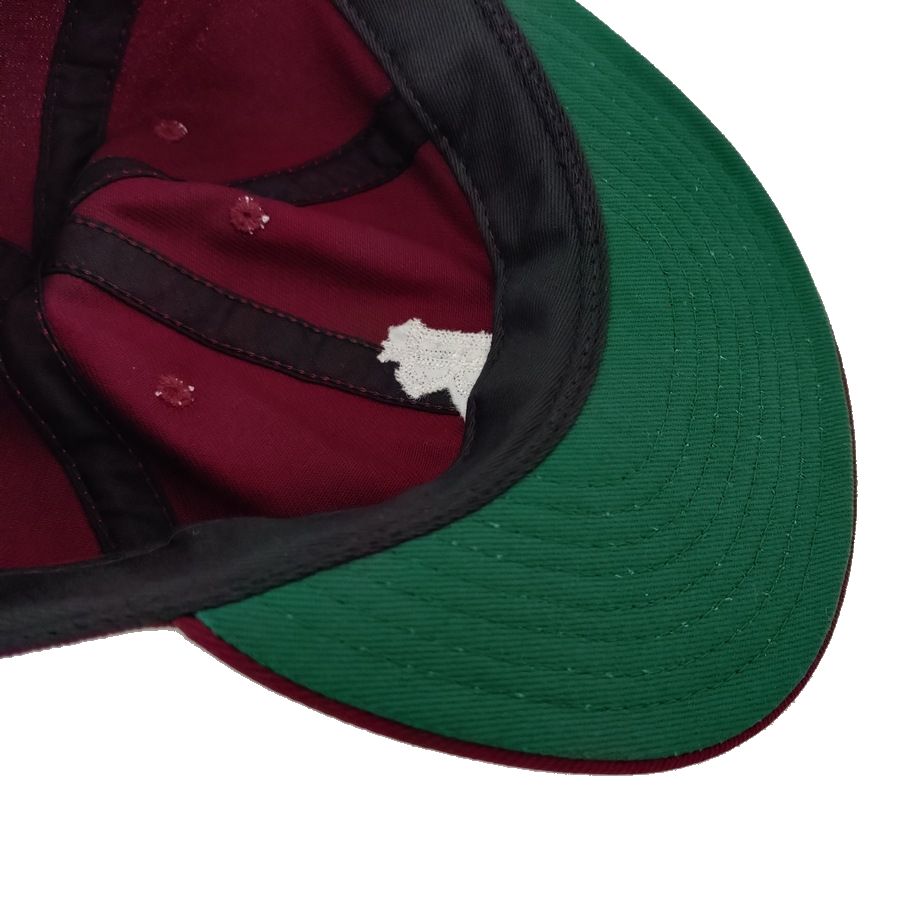 COOPERSTOWN BALL CAP / 1921 ARKANSAS TRAVELLERS / BRUSHED COTTON TWILL / SOFT VISOR / D-RING / MAROON / CHAIN STITCH / MADE IN USA