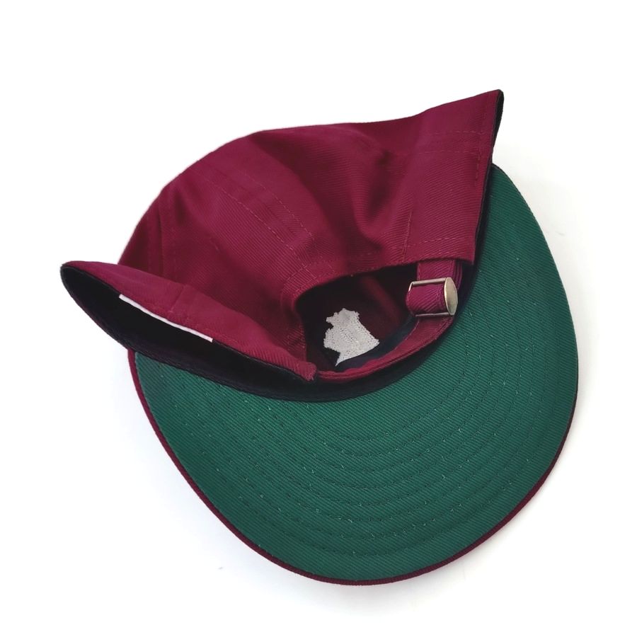 COOPERSTOWN BALL CAP / 1921 ARKANSAS TRAVELLERS / BRUSHED COTTON TWILL / SOFT VISOR / D-RING / MAROON / CHAIN STITCH / MADE IN USA