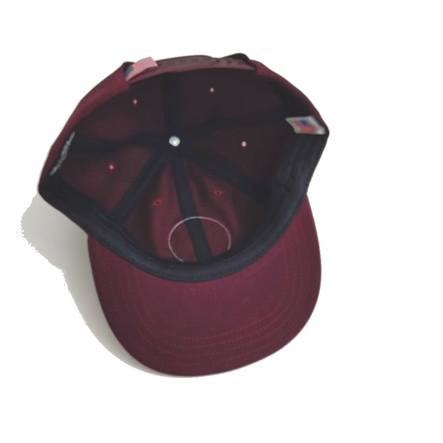 COOPERSTOWN BALL CAP / 1948 SPRINGFIELD SALLIES / PATCH / WOOL SAGE / MAROON / SNAP / MADE IN USA