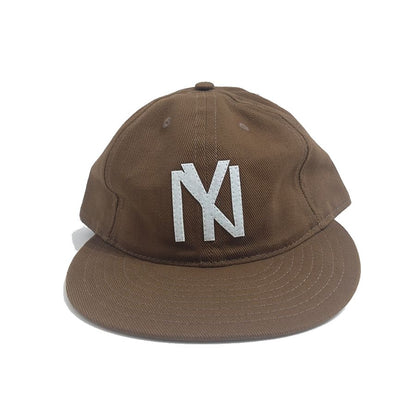 COOPERSTOWN BALL CAP / 1935 NEWYORK BLACK YANKEES / BRUSHED COTTON TWILL / SOFT VISOR / SNAP / BROWN / SPECIAL ORDER / MADE IN USA