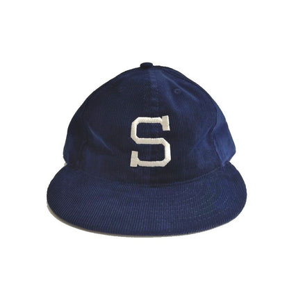 COOPERSTOWN BALL CAP / CORDUROY CAP / 1903 SPOKANE INDIANS  / NAVY / EXCLUSIVE / SOFT VISOR / SPECIAL ORDER MODEL / MADE IN USA