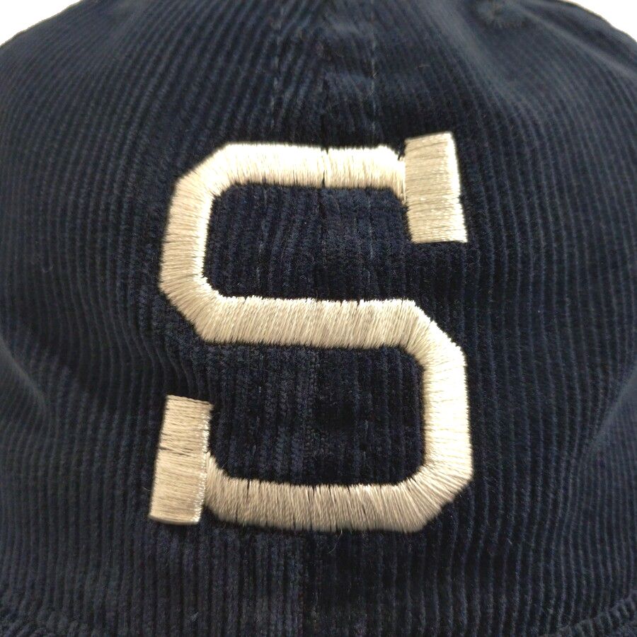 COOPERSTOWN BALL CAP / CORDUROY CAP / 1903 SPOKANE INDIANS  / NAVY / EXCLUSIVE / SOFT VISOR / SPECIAL ORDER MODEL / MADE IN USA