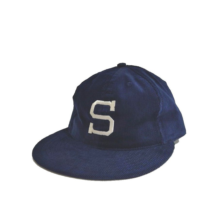 COOPERSTOWN BALL CAP / CORDUROY CAP / 1903 SPOKANE INDIANS  / NAVY / EXCLUSIVE / SOFT VISOR / SPECIAL ORDER MODEL / MADE IN USA