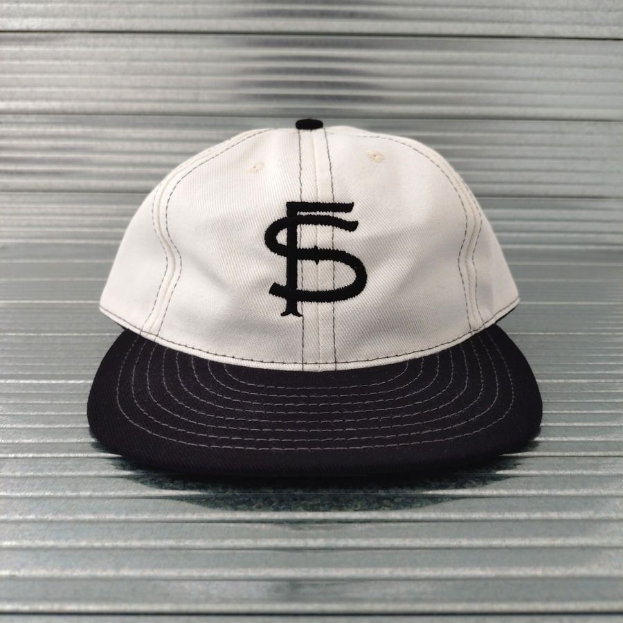 COOPERSTOWN BALL CAP / 1952 SANFRANCISCO SEALS / 2-TONE BASEBALL CAP / STITCH / WHITE×BLACK / ORGINAL S / SNAP / EXCLUSIVE / MADE IN USA