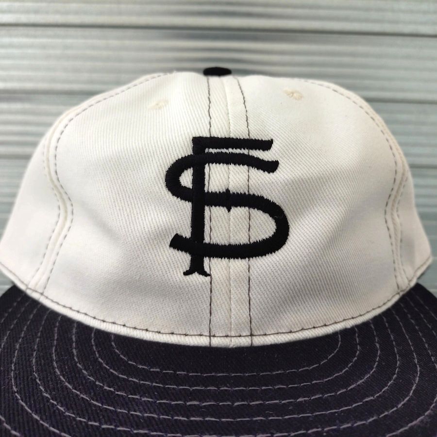 COOPERSTOWN BALL CAP / 1952 SANFRANCISCO SEALS / 2-TONE BASEBALL CAP / STITCH / WHITE×BLACK / ORGINAL S / SNAP / EXCLUSIVE / MADE IN USA