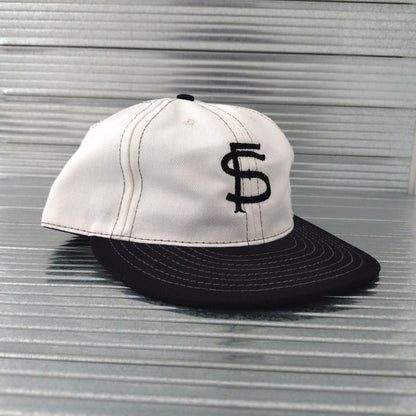 COOPERSTOWN BALL CAP / 1952 SANFRANCISCO SEALS / 2-TONE BASEBALL CAP / STITCH / WHITE×BLACK / ORGINAL S / SNAP / EXCLUSIVE / MADE IN USA