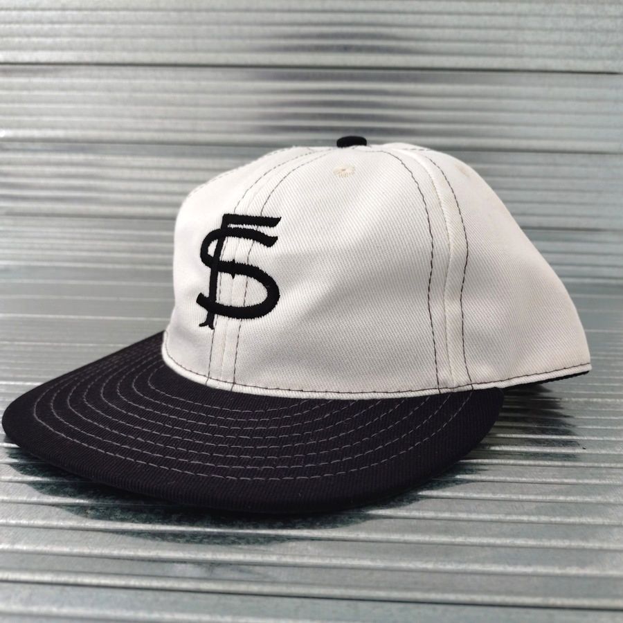 COOPERSTOWN BALL CAP / 1952 SANFRANCISCO SEALS / 2-TONE BASEBALL CAP / STITCH / WHITE×BLACK / ORGINAL S / SNAP / EXCLUSIVE / MADE IN USA