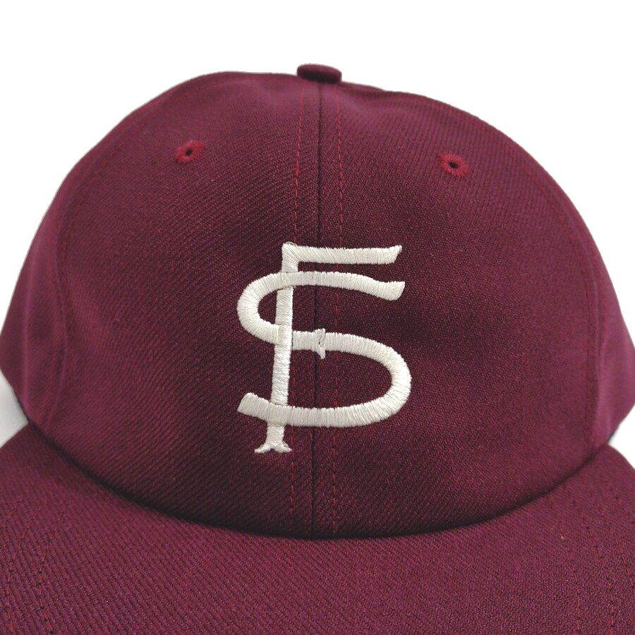 COOPERSTOWN BALL CAP / 1952 SANFRANCISCO SEALS / WOOL SAGE / BLACK , MAROON / SNAP / MADE IN USA