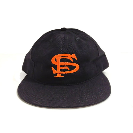 COOPERSTOWN BALL CAP / 1931 SANFRANCISCO SEALS(Orange Logo)  / BRUSHED COTTON TWILL / SOFT VISOR / SNAP / BLACK / SPECIAL ORDER MODEL / MADE IN USA