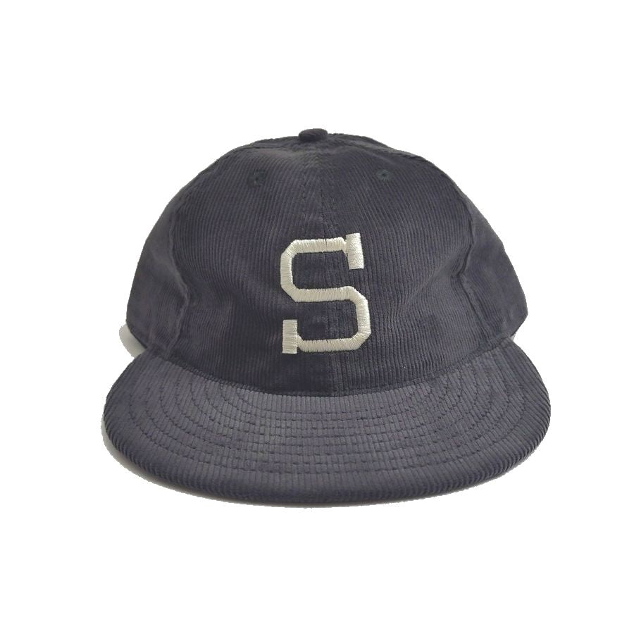 COOPERSTOWN BALL CAP / CORDUROY CAP / 1903 SPOKANE INDIANS  / GRAY / EXCLUSIVE / SOFT VISOR / SPECIAL ORDER MODEL / MADE IN USA