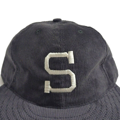 COOPERSTOWN BALL CAP / CORDUROY CAP / 1903 SPOKANE INDIANS  / GRAY / EXCLUSIVE / SOFT VISOR / SPECIAL ORDER MODEL / MADE IN USA