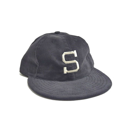 COOPERSTOWN BALL CAP / CORDUROY CAP / 1903 SPOKANE INDIANS  / GRAY / EXCLUSIVE / SOFT VISOR / SPECIAL ORDER MODEL / MADE IN USA