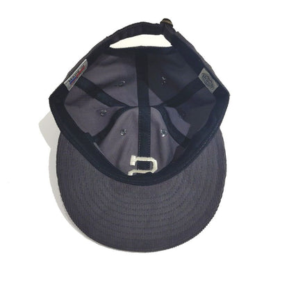 COOPERSTOWN BALL CAP / CORDUROY CAP / 1903 SPOKANE INDIANS  / GRAY / EXCLUSIVE / SOFT VISOR / SPECIAL ORDER MODEL / MADE IN USA