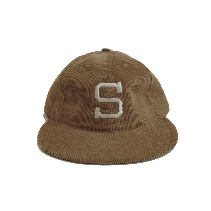 COOPERSTOWN BALL CAP / CORDUROY CAP / 1903 SPOKANE INDIANS  / KHAKI / EXCLUSIVE / SOFT VISOR / SPECIAL ORDER MODEL / MADE IN USA