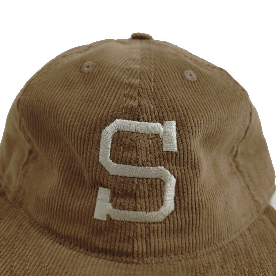 COOPERSTOWN BALL CAP / CORDUROY CAP / 1903 SPOKANE INDIANS  / KHAKI / EXCLUSIVE / SOFT VISOR / SPECIAL ORDER MODEL / MADE IN USA