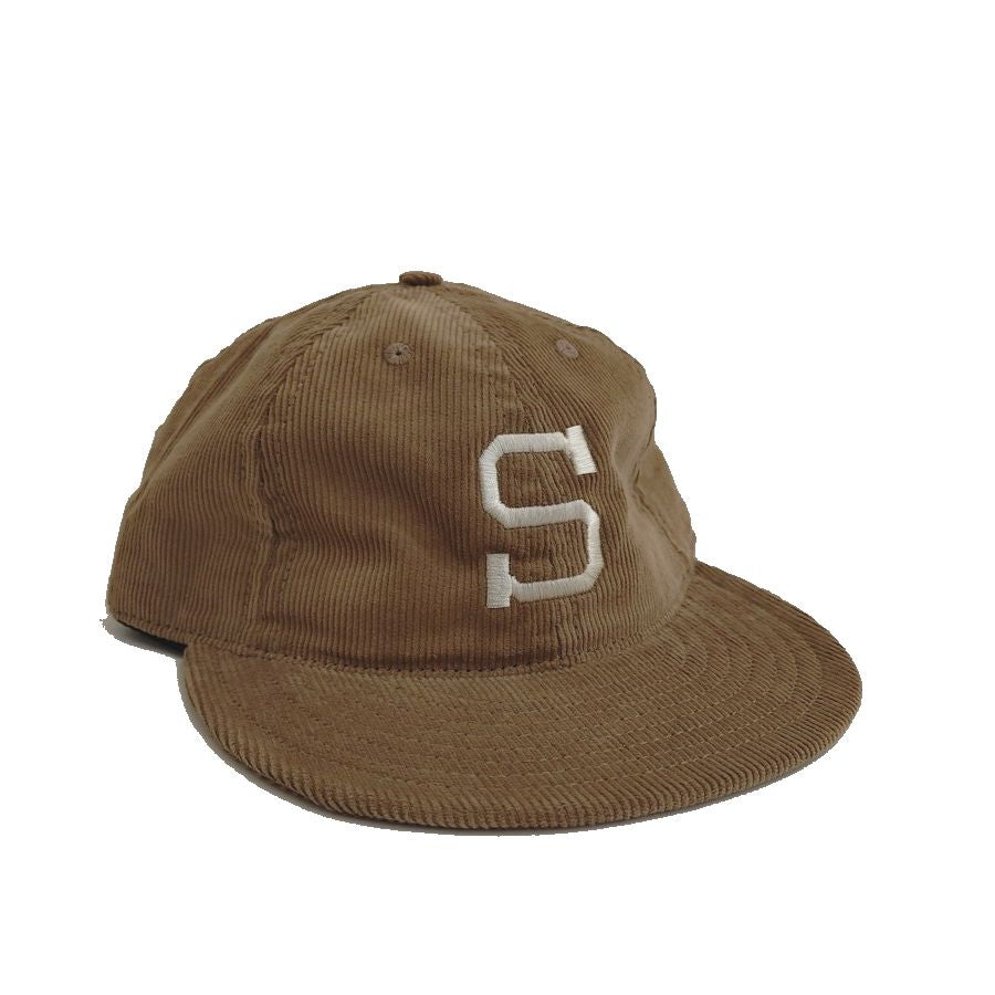 COOPERSTOWN BALL CAP / CORDUROY CAP / 1903 SPOKANE INDIANS  / KHAKI / EXCLUSIVE / SOFT VISOR / SPECIAL ORDER MODEL / MADE IN USA