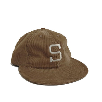 COOPERSTOWN BALL CAP / CORDUROY CAP / 1903 SPOKANE INDIANS  / KHAKI / EXCLUSIVE / SOFT VISOR / SPECIAL ORDER MODEL / MADE IN USA