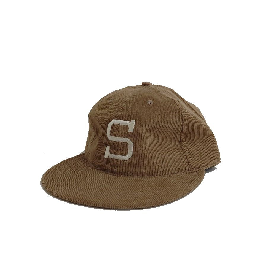 COOPERSTOWN BALL CAP / CORDUROY CAP / 1903 SPOKANE INDIANS  / KHAKI / EXCLUSIVE / SOFT VISOR / SPECIAL ORDER MODEL / MADE IN USA