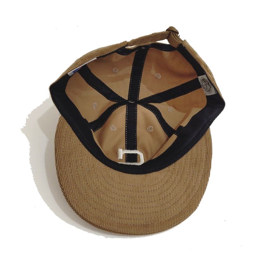 COOPERSTOWN BALL CAP / CORDUROY CAP / 1903 SPOKANE INDIANS  / KHAKI / EXCLUSIVE / SOFT VISOR / SPECIAL ORDER MODEL / MADE IN USA