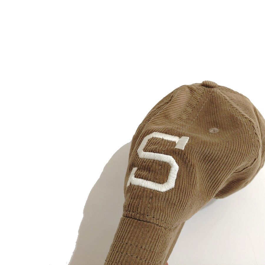 COOPERSTOWN BALL CAP / CORDUROY CAP / 1903 SPOKANE INDIANS  / KHAKI / EXCLUSIVE / SOFT VISOR / SPECIAL ORDER MODEL / MADE IN USA