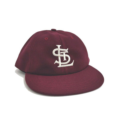 COOPERSTOWN BALL CAP / 1946 ST.LOUIS CARDINALS / WOOL SAGE / MAROON , DARK BROWN / SNAP / EXCLUSIVE / MADE IN USA