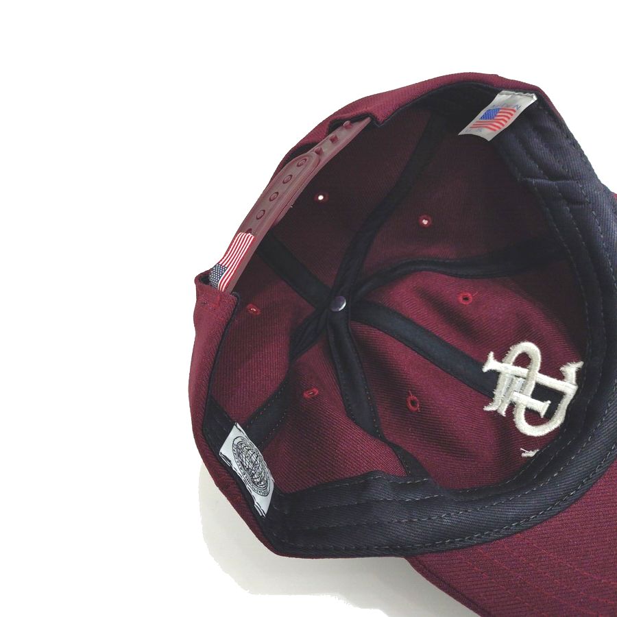 COOPERSTOWN BALL CAP / 1946 ST.LOUIS CARDINALS / WOOL SAGE / MAROON , DARK BROWN / SNAP / EXCLUSIVE / MADE IN USA