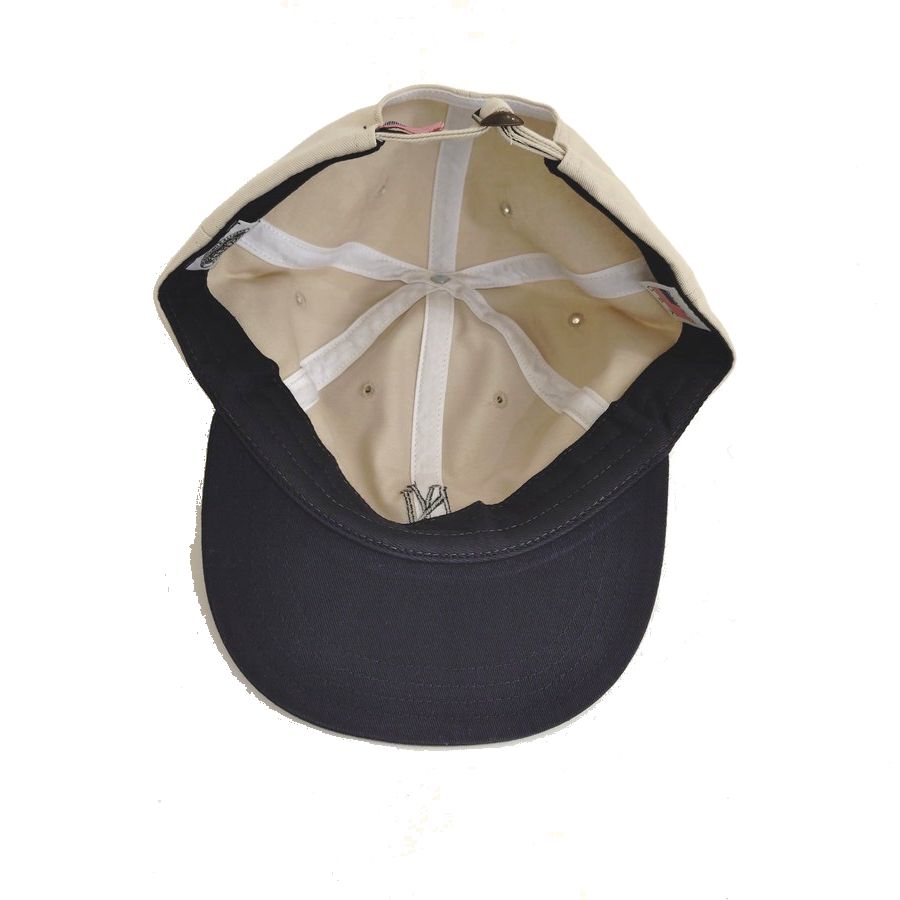 COOPERSTOWN BALL CAP / 1935 NEWYORK BLACK YANKEES / SMALL LOGO / STONE×BLACK / SPECIAL ORDER COLOR / MADE IN USA