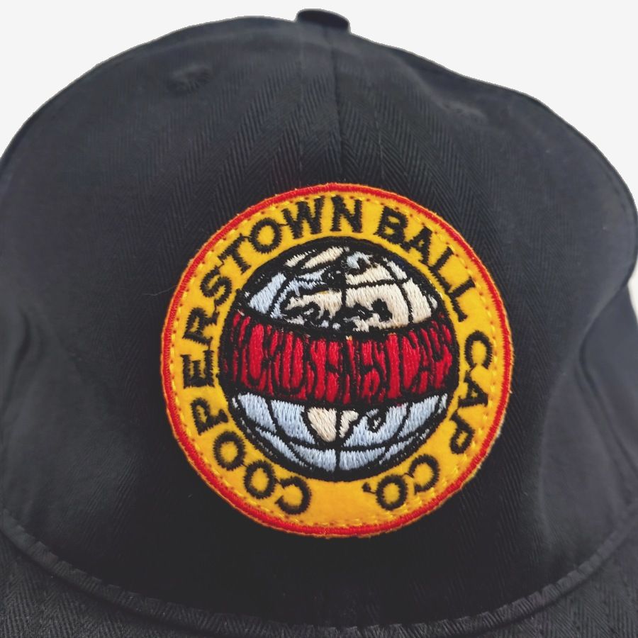 COOPERSTOWN BALL CAP / COOPERS TOWN BALL CAP PATCH / VIEENA HERRING BORN  / 3COLOR / 9OZ / MADE IN USA