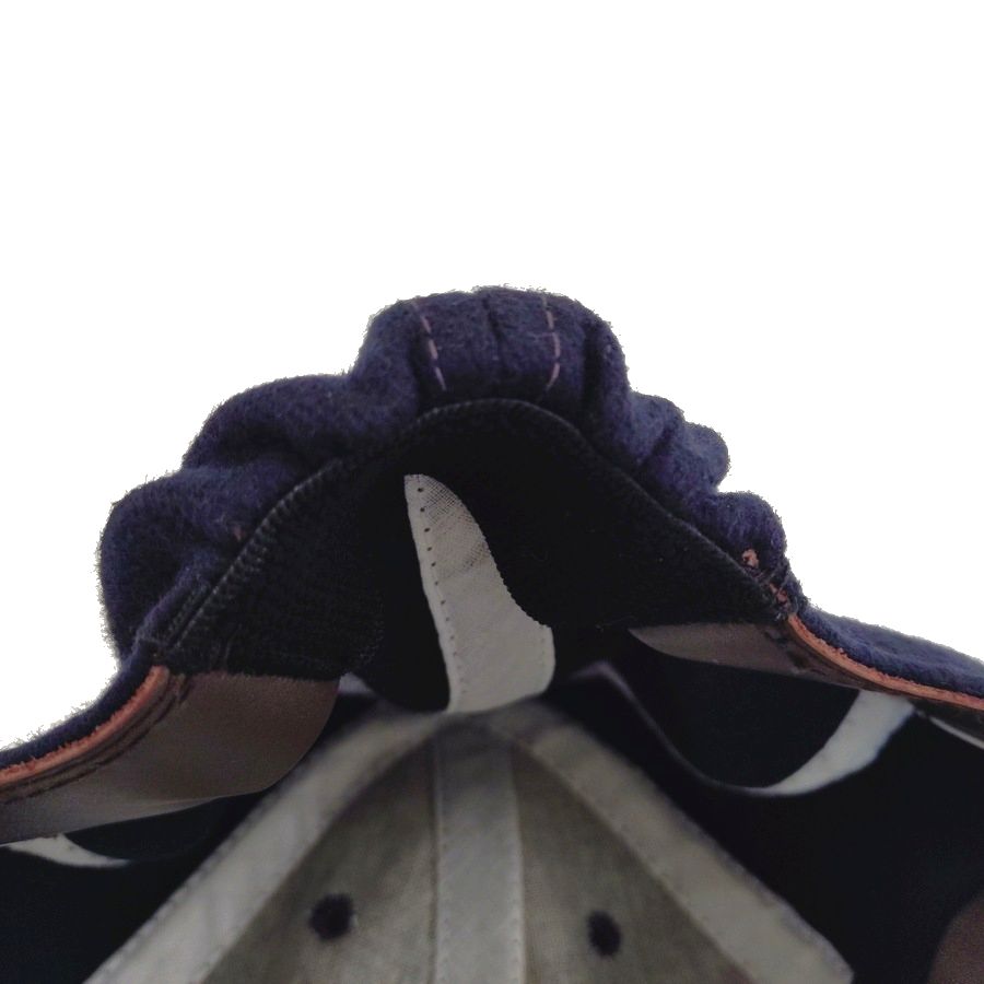 COOPERSTOWN BALL CAP / 1925 TUFTS UNIVERSITY/ WOOL FLANNEL / NAVY / 2.5 INCH SOFT VISOR / ELASTIC / EXCLUSIVE / MADE IN USA