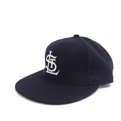 COOPERSTOWN BALL CAP / 1946 ST.LOUIS CARDINALS / NAVY / WOOL FLANNEL / LEATHER STRAP / MADE IN USA