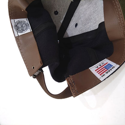 COOPERSTOWN BALL CAP / 1948 BIRMINGHAM BLACK BARONS / NAVY / WOOL FLANNEL / LEATHER STRAP / MADE IN USA