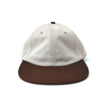 COOPERSTOWN BALL CAP / STONE×BROWN /3 INCH BASEBALL CAP / HARD / MADE IN USA
